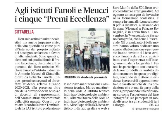 premio eccellenze